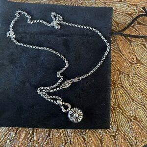 Silver CHROME HEARTS STYLE  | BALL
CROSS PENDANT CHAIN